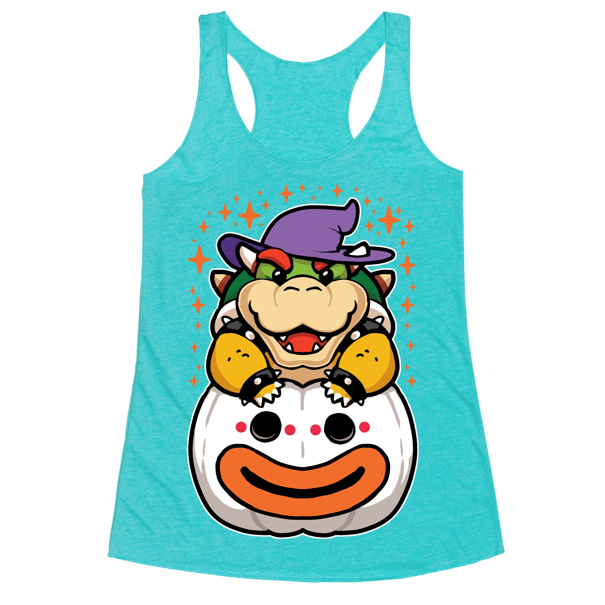 Cute Halloween Bowser Racerback Tank