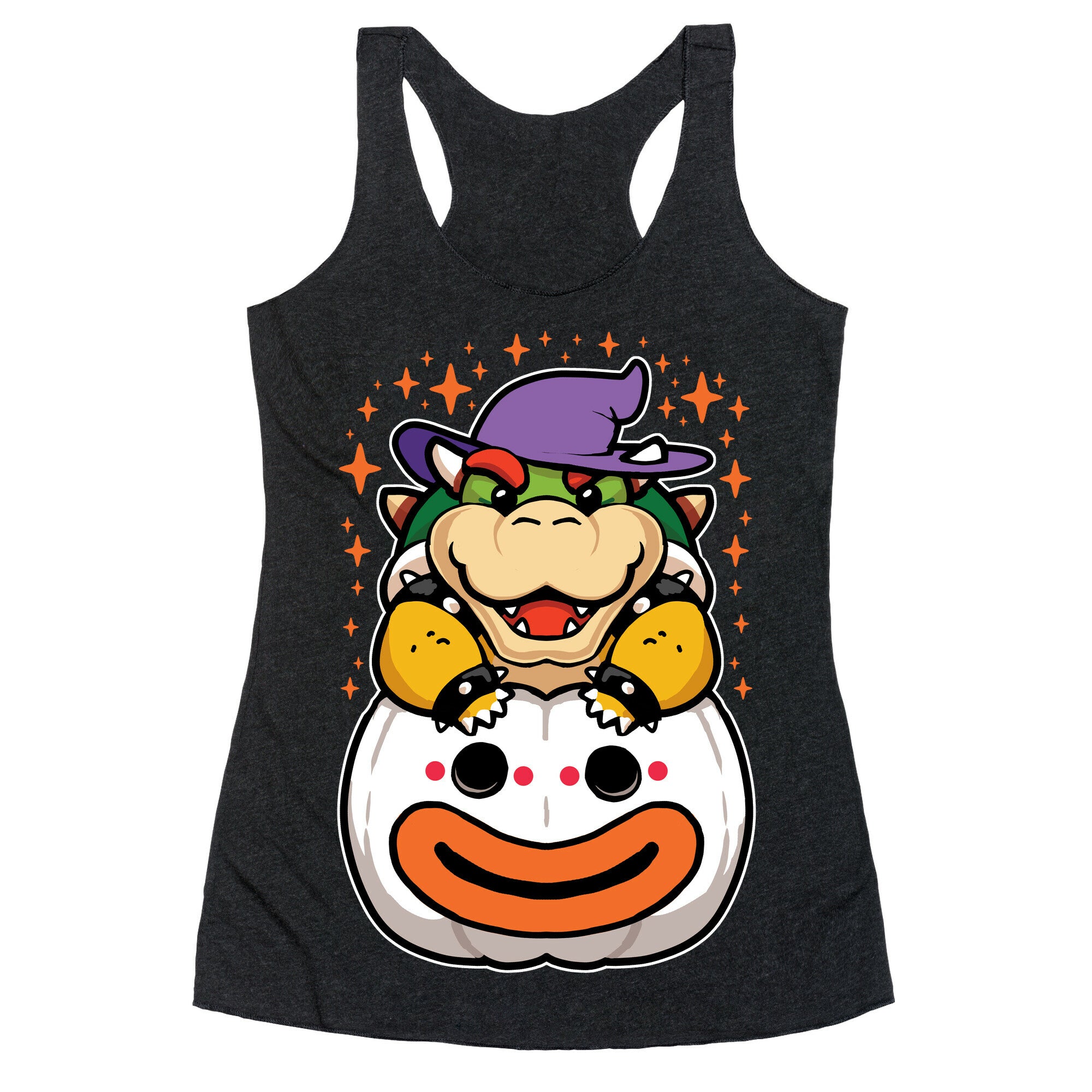 Cute Halloween Bowser Racerback Tank