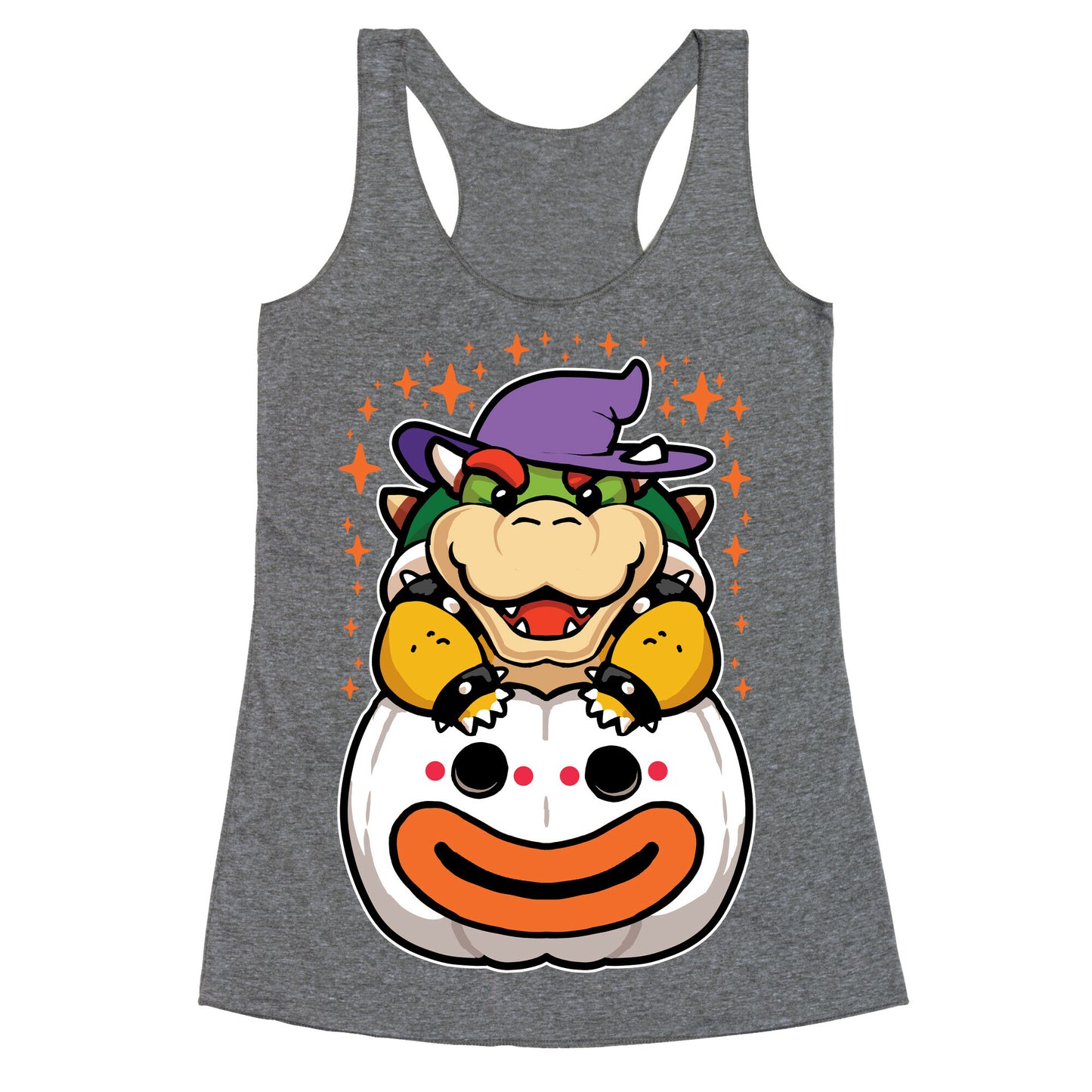 Cute Halloween Bowser Racerback Tank