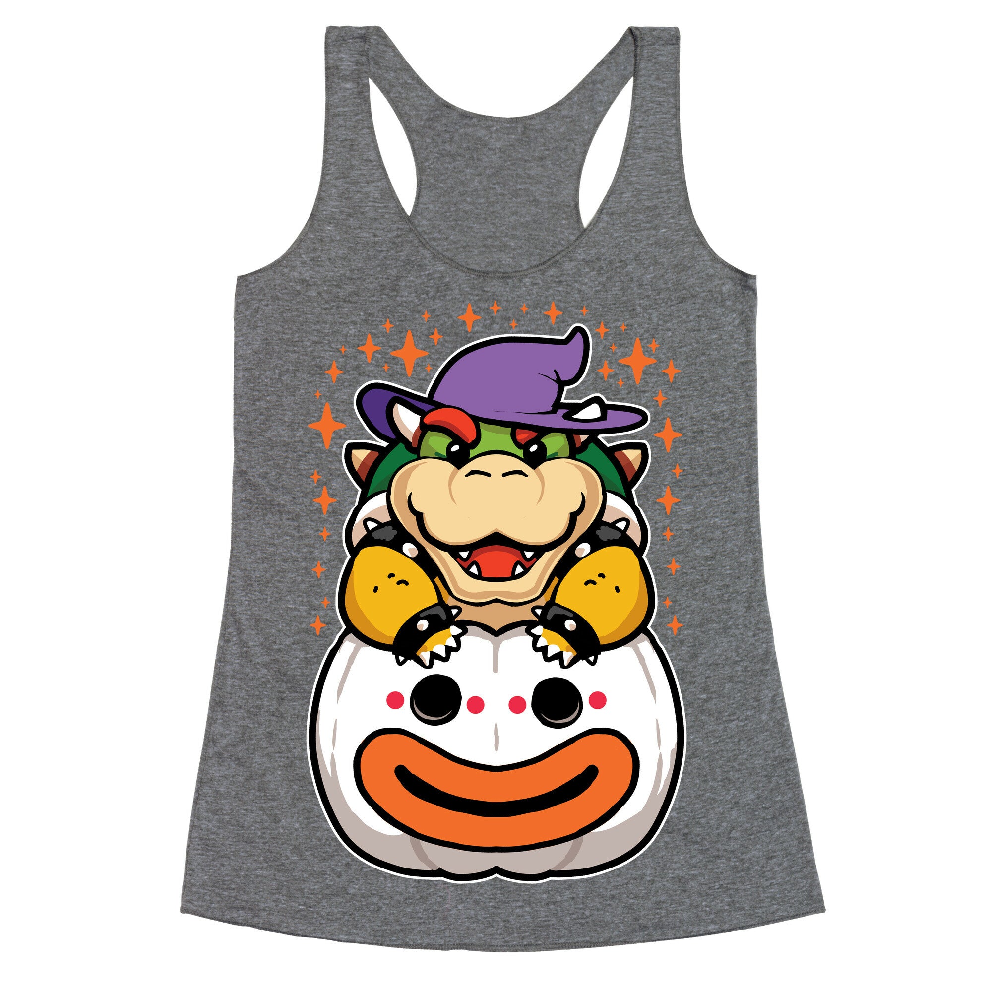 Cute Halloween Bowser Racerback Tank