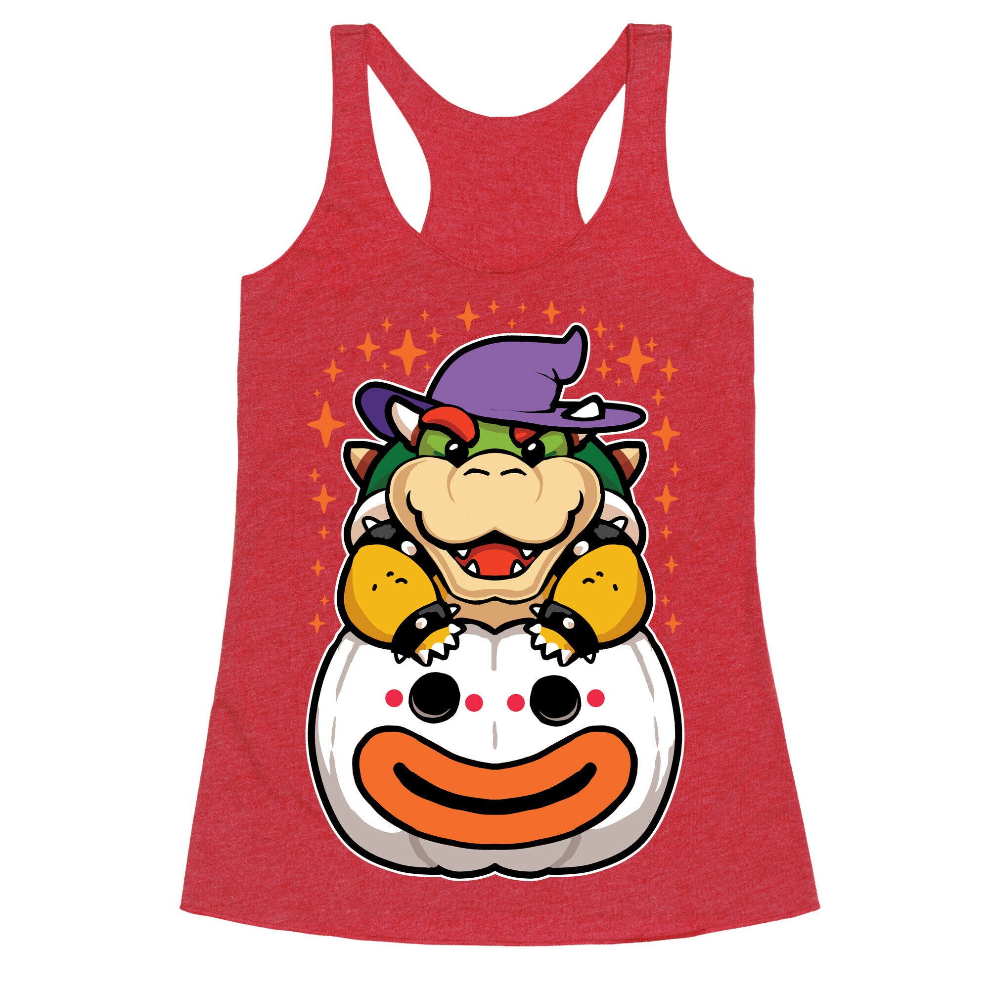 Cute Halloween Bowser Racerback Tank