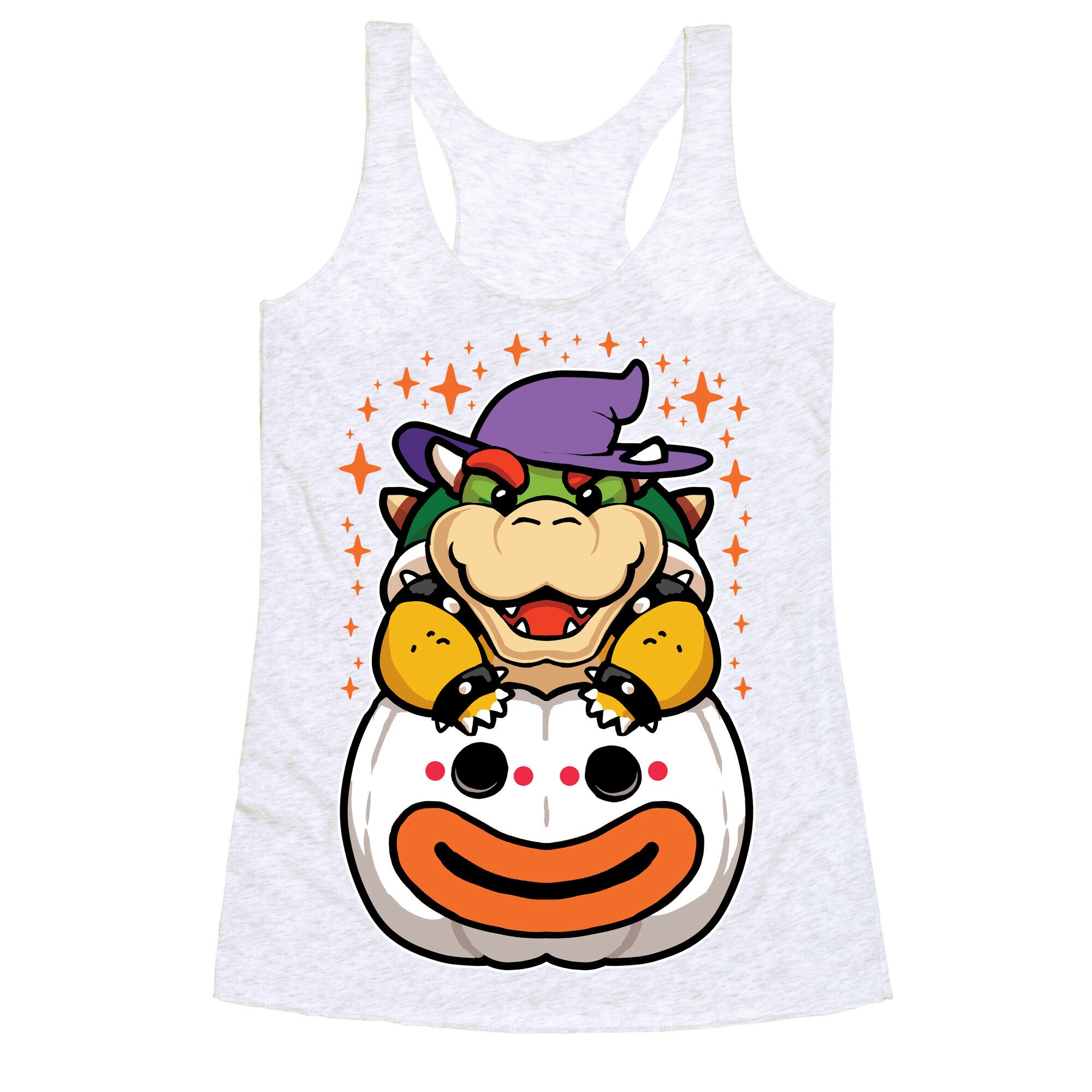 Cute Halloween Bowser Racerback Tank