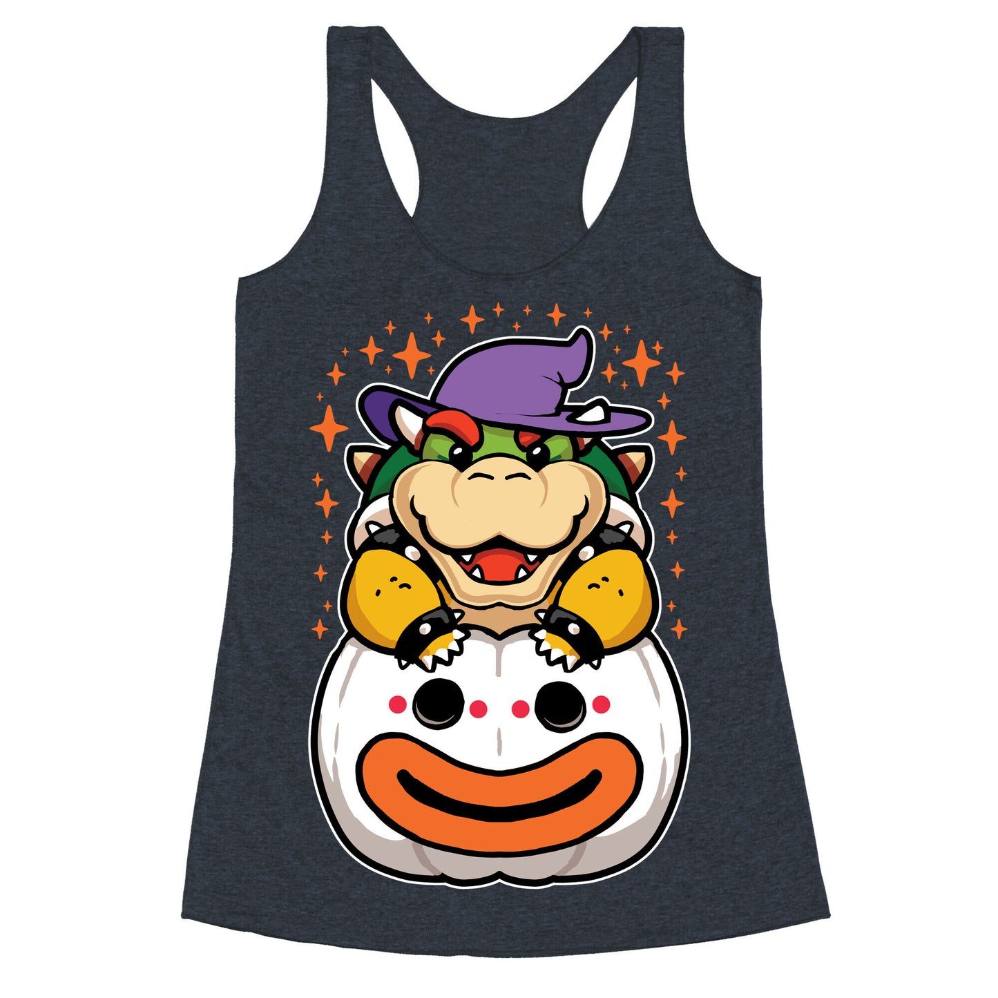 Cute Halloween Bowser Racerback Tank