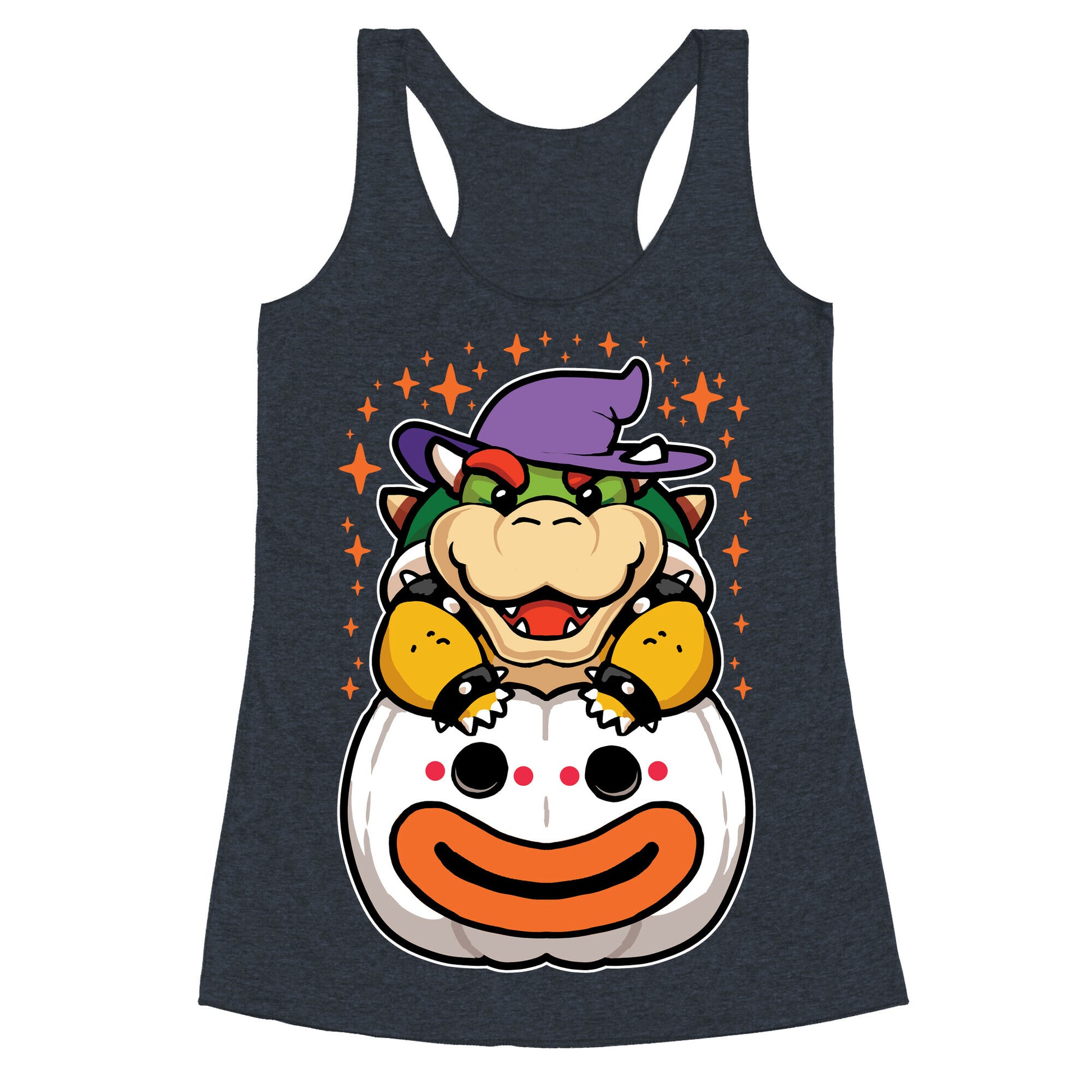 Cute Halloween Bowser Racerback Tank