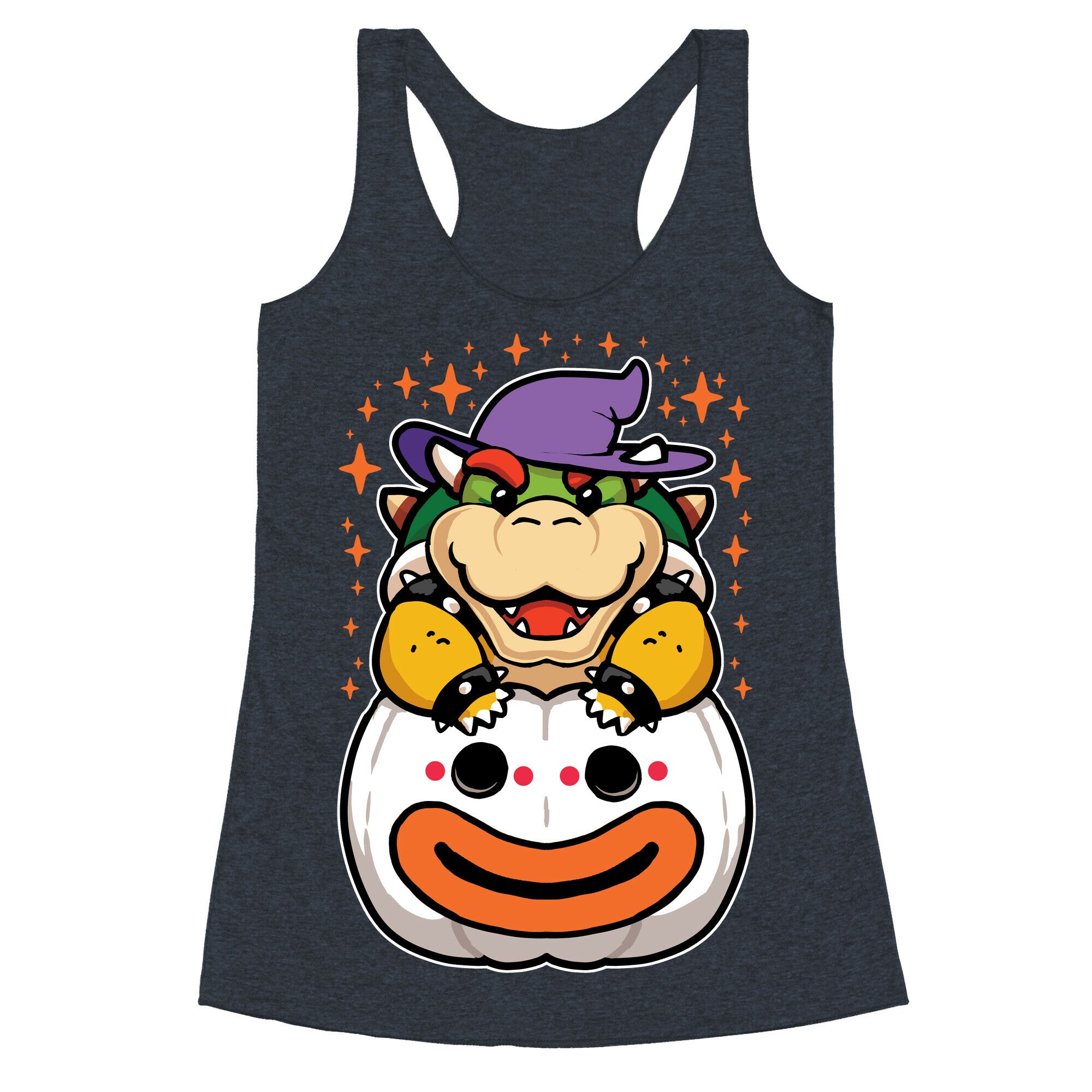 Cute Halloween Bowser Racerback Tank
