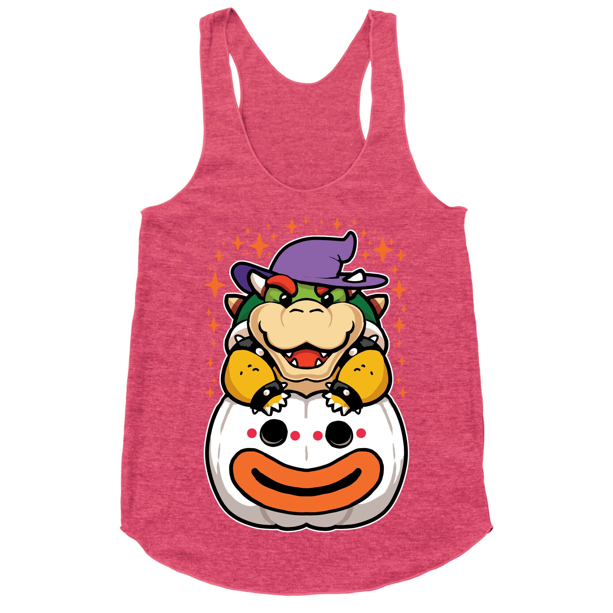 Cute Halloween Bowser Racerback Tank