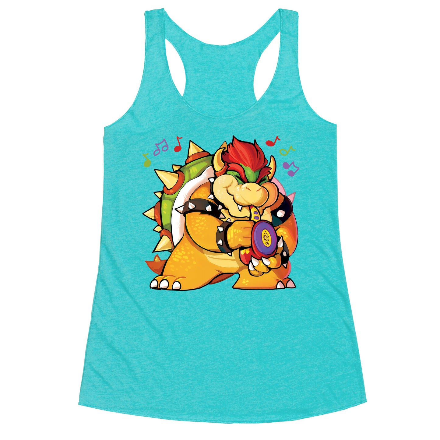 Sax-a-boom bowser Racerback Tank