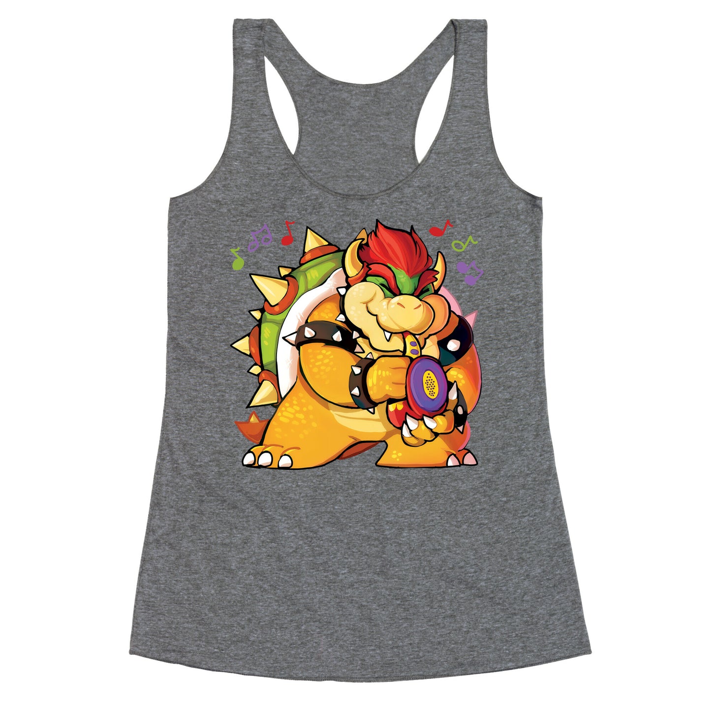 Sax-a-boom bowser Racerback Tank