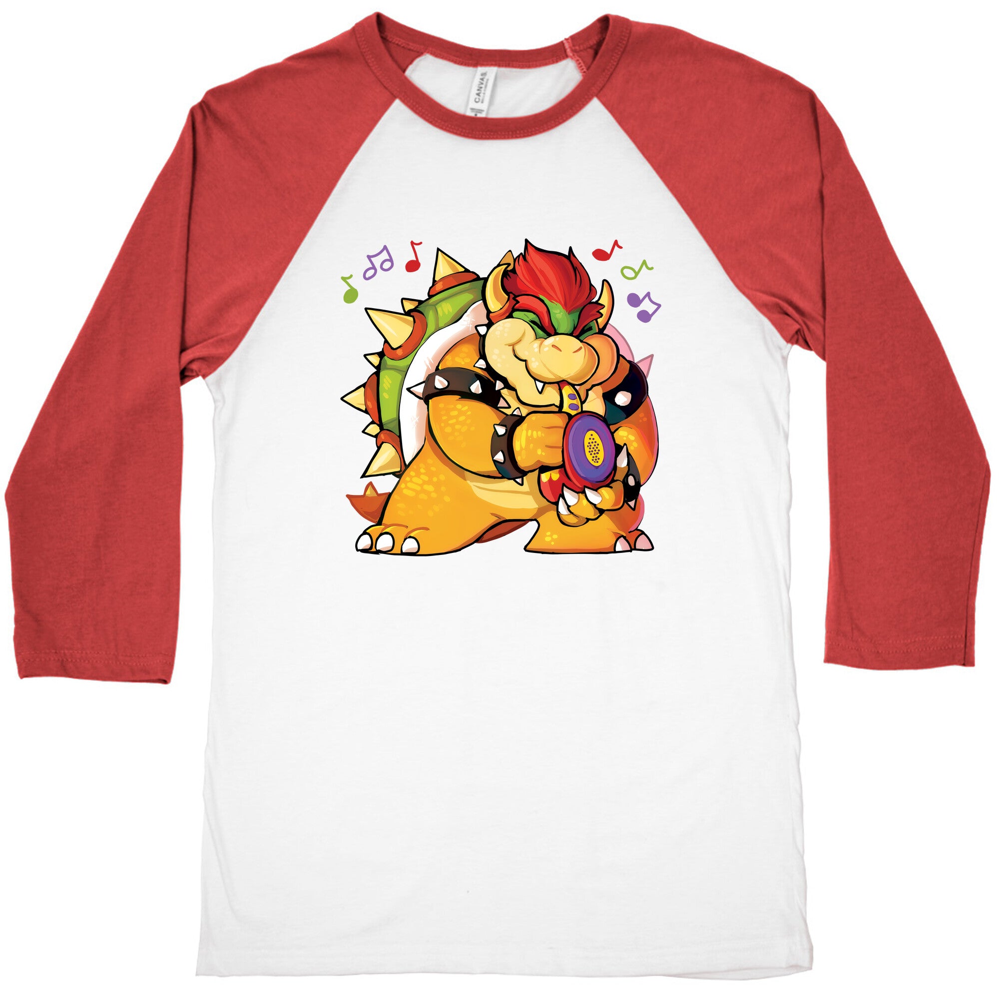 Sax-a-boom bowser Baseball Tee