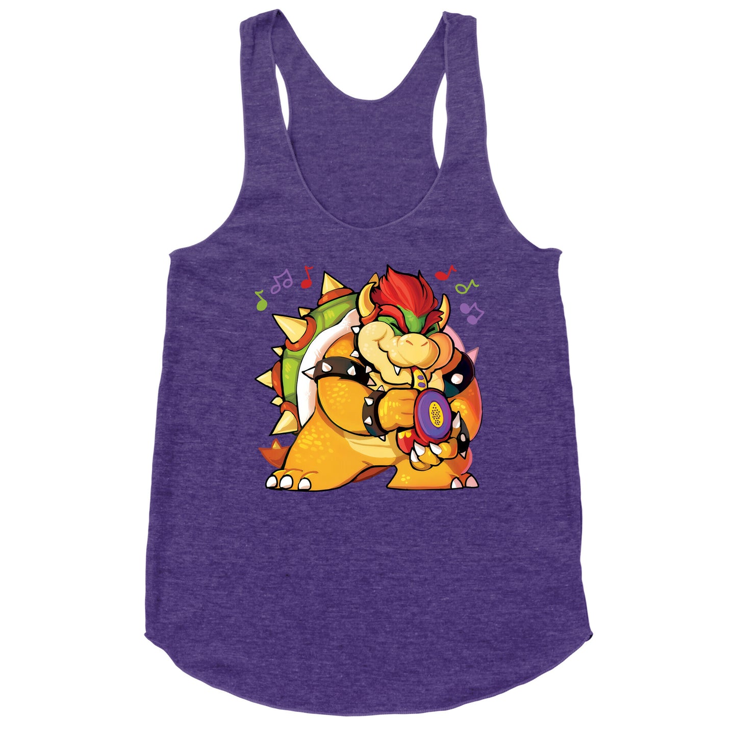 Sax-a-boom bowser Racerback Tank