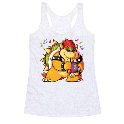 Sax-a-boom bowser Racerback Tank