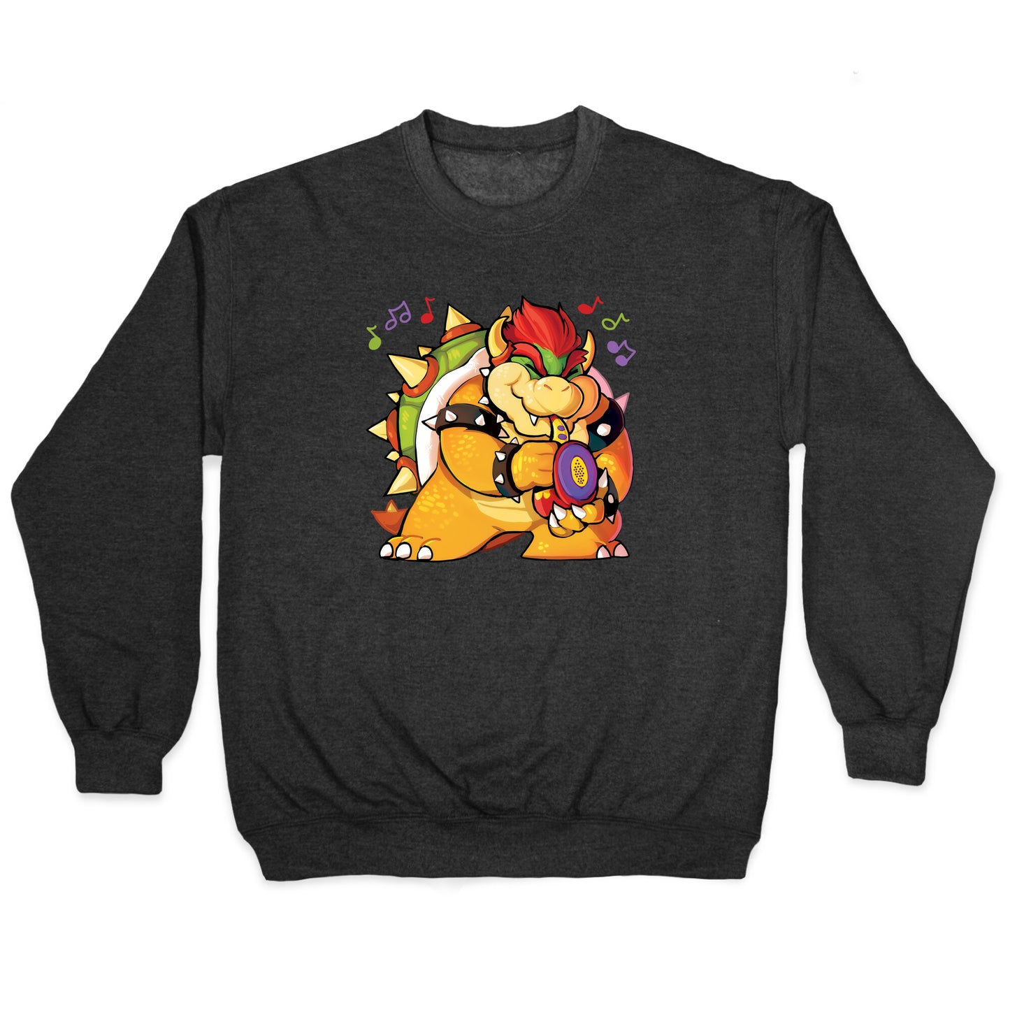 Sax-a-boom bowser Crewneck Sweatshirt