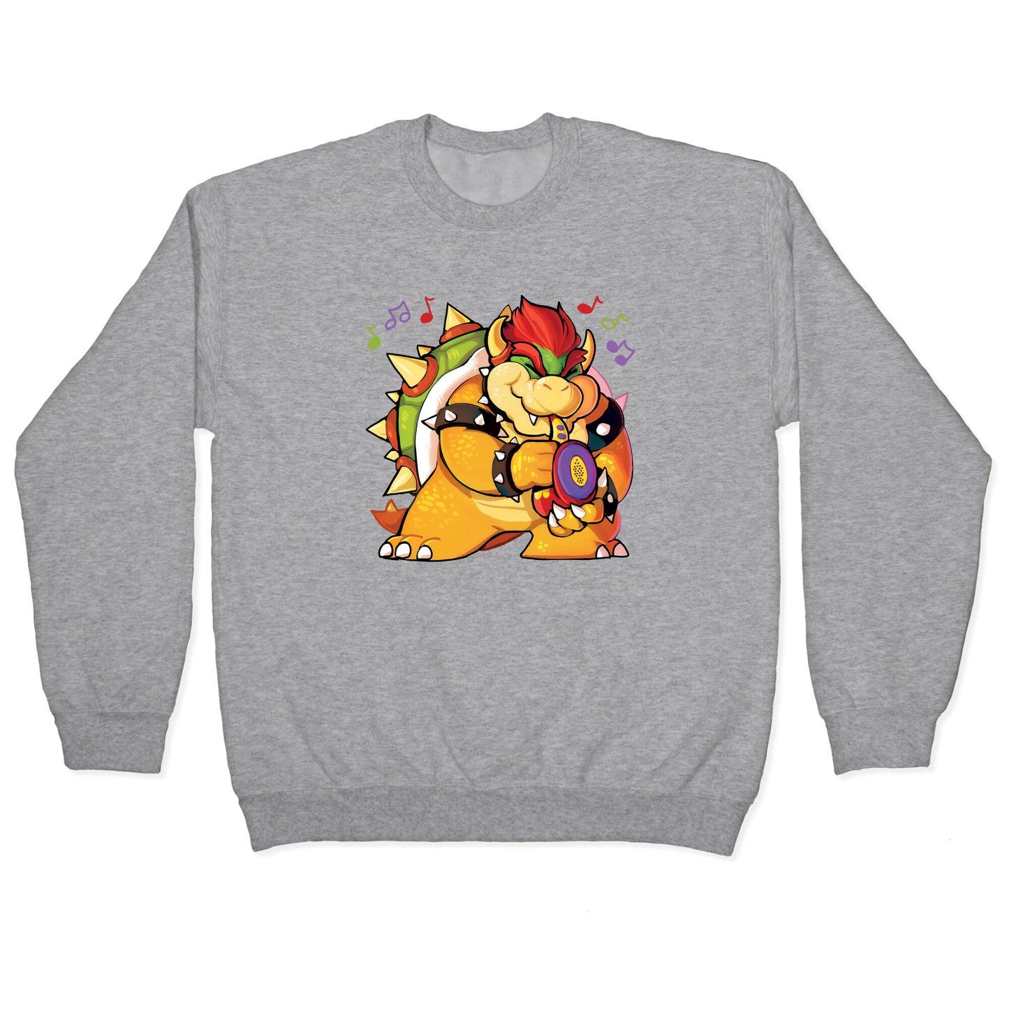 Sax-a-boom bowser Crewneck Sweatshirt