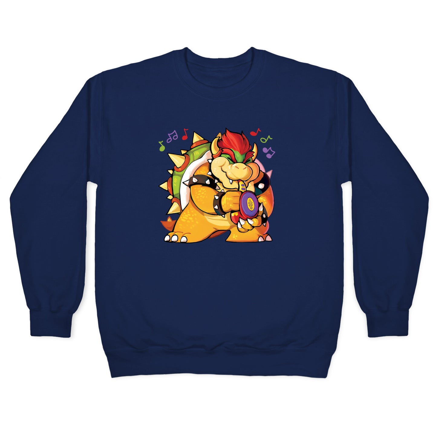Sax-a-boom bowser Crewneck Sweatshirt