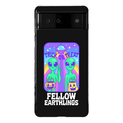 Trick Or Treat Fellow Earthlings Phone Case