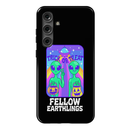 Trick Or Treat Fellow Earthlings Phone Case
