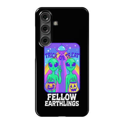 Trick Or Treat Fellow Earthlings Phone Case