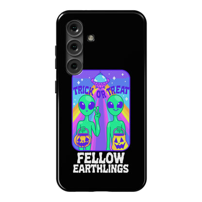 Trick Or Treat Fellow Earthlings Phone Case