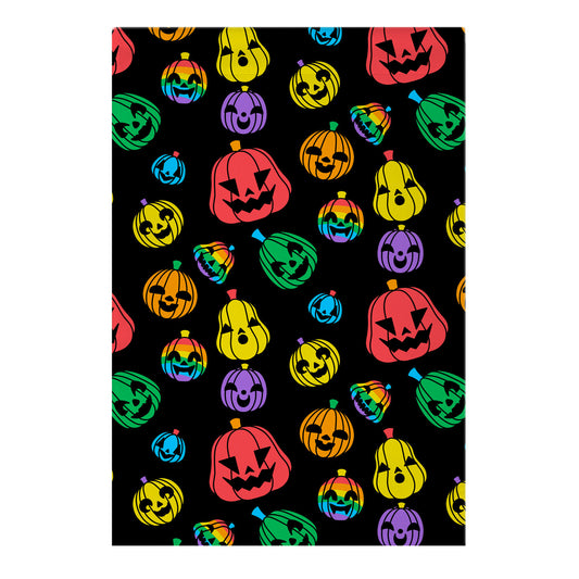 Gay Pride Jack-o'-Lanterns Pattern Garden Flag