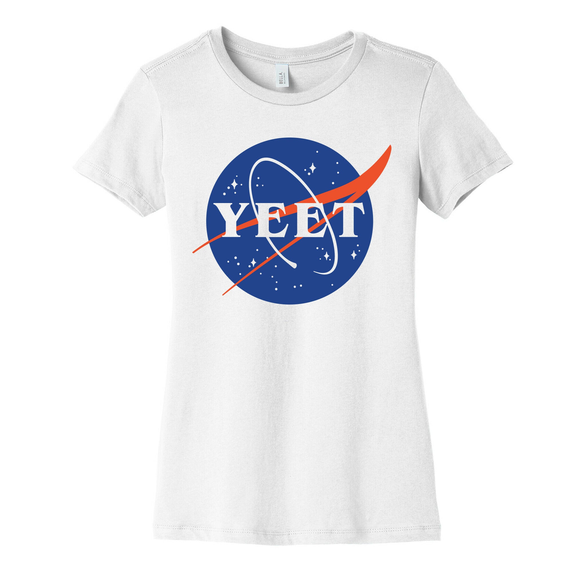 Yeet Nasa Logo Parody  Women's Cotton Tee