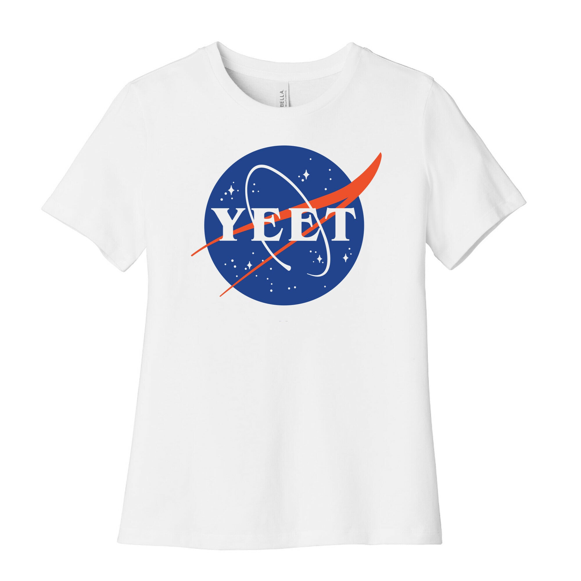 Yeet Nasa Logo Parody  Women's Cotton Tee