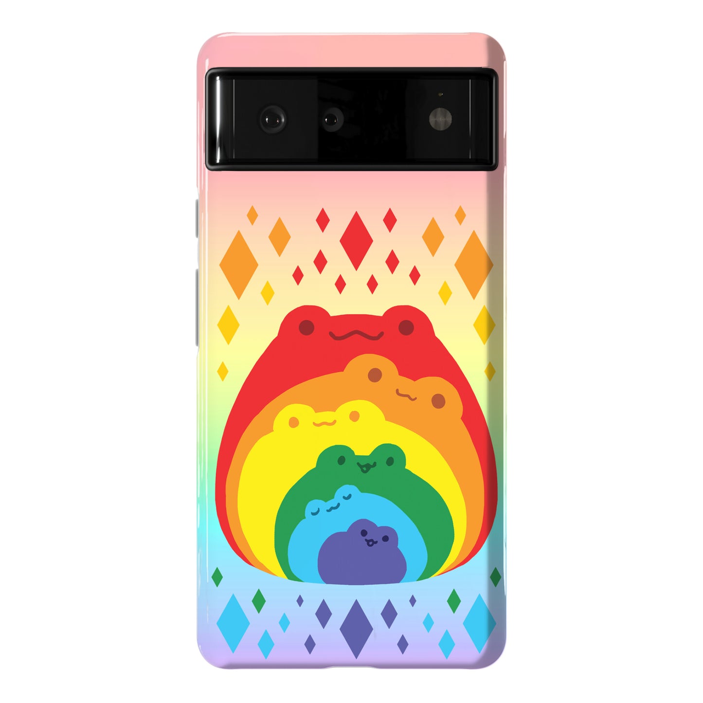 Frogs In Frogs In Frogs Rainbow Phone Case