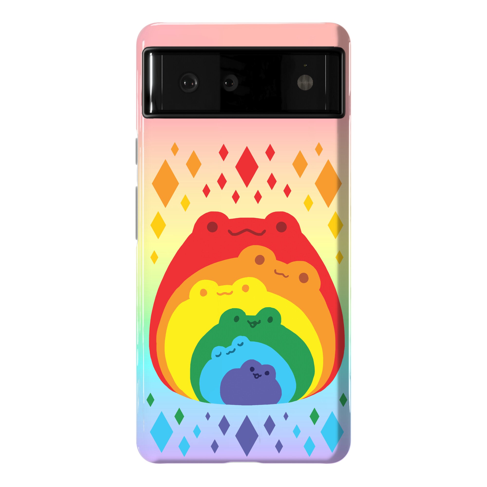 Frogs In Frogs In Frogs Rainbow Phone Case