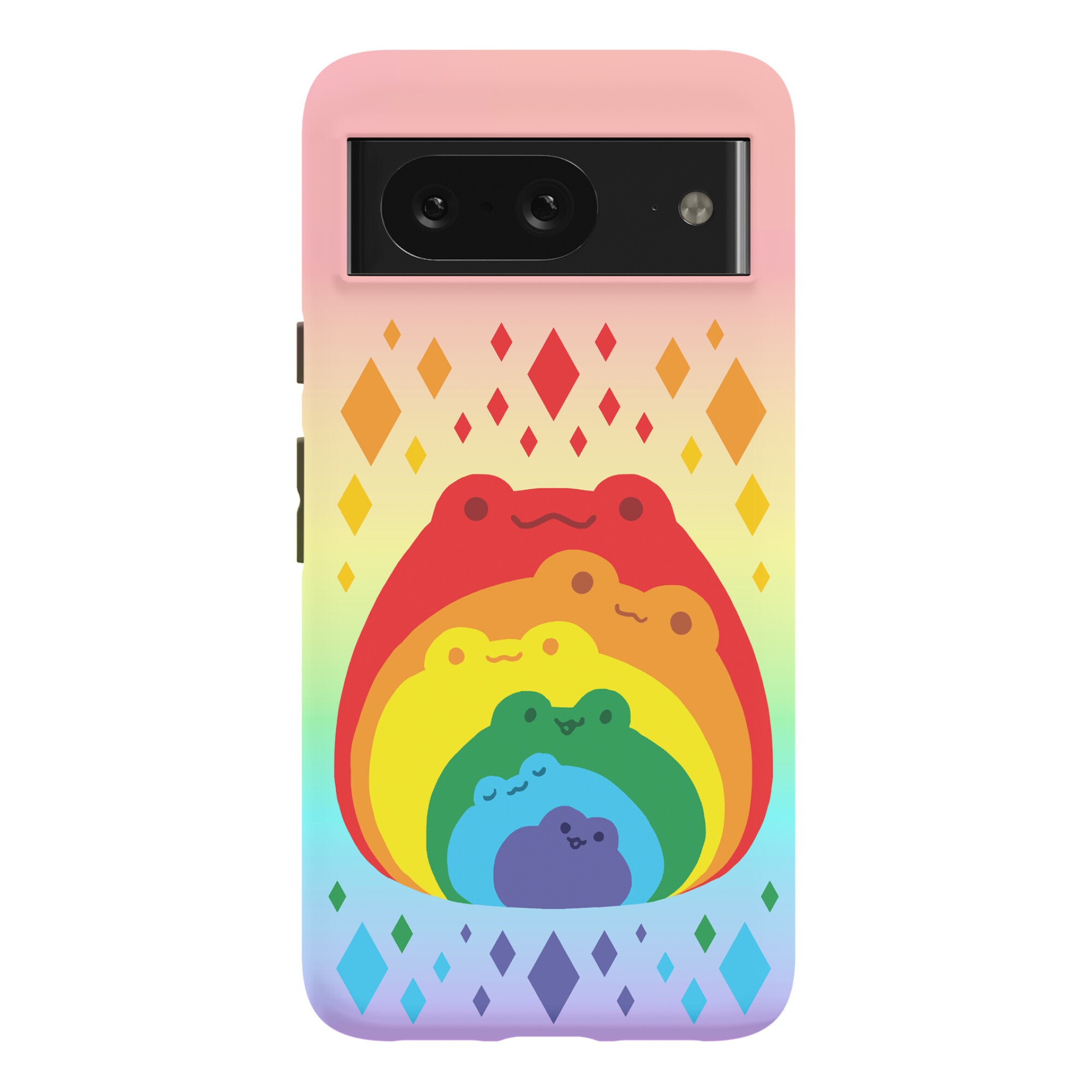 Frogs In Frogs In Frogs Rainbow Phone Case