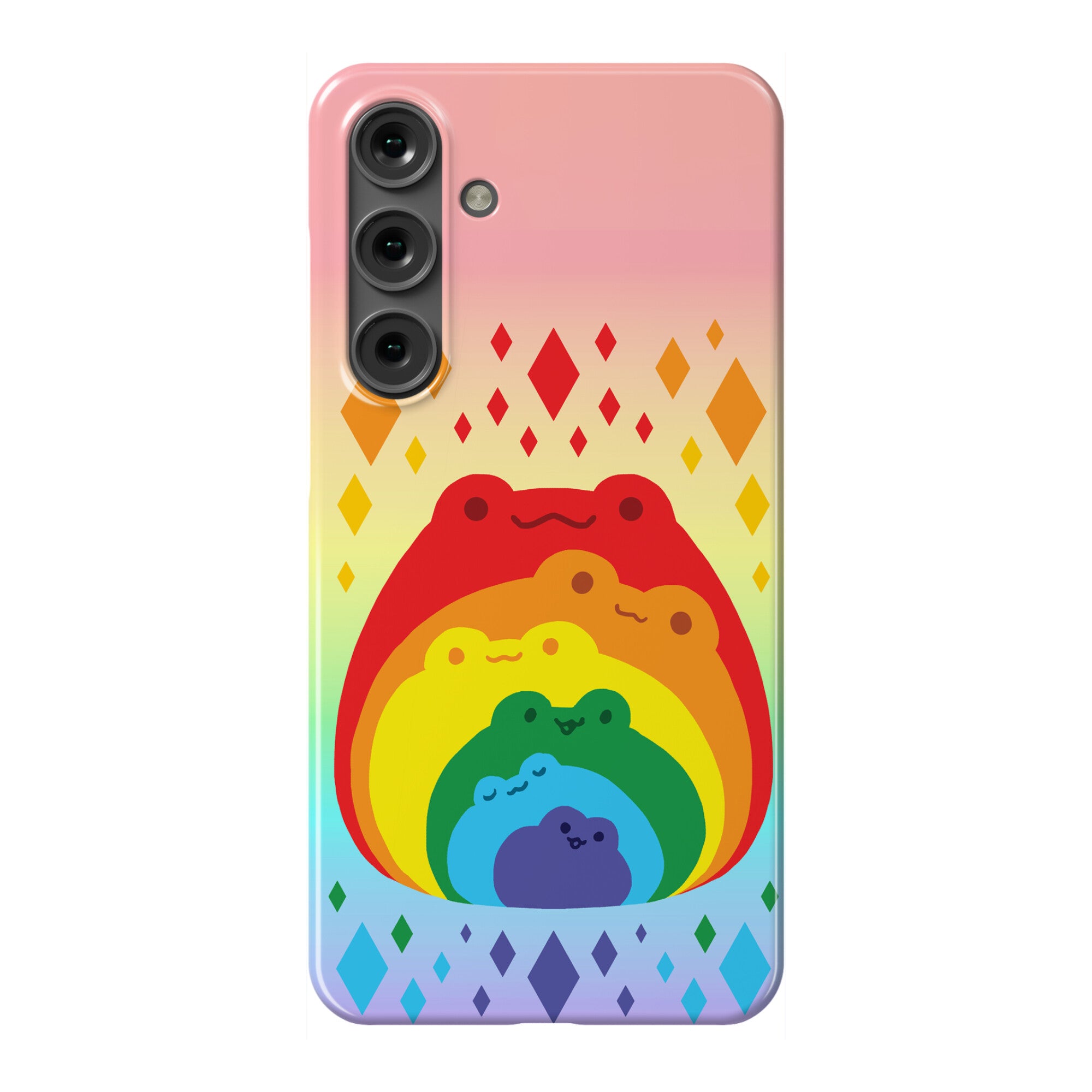 Frogs In Frogs In Frogs Rainbow Phone Case