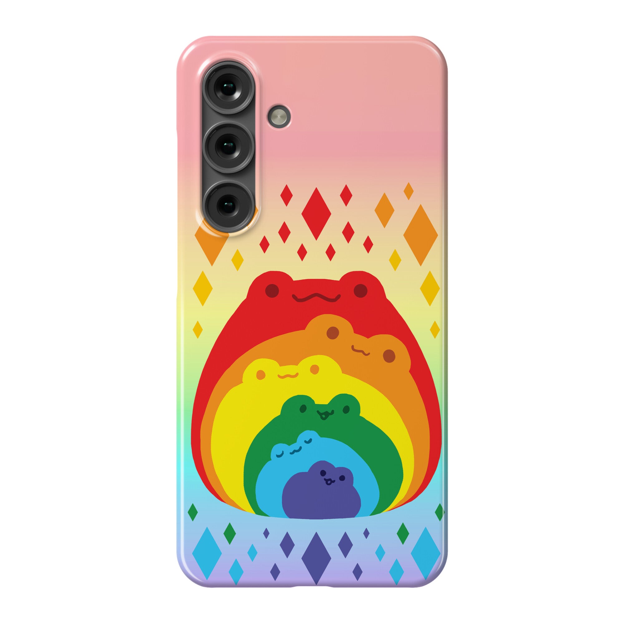 Frogs In Frogs In Frogs Rainbow Phone Case