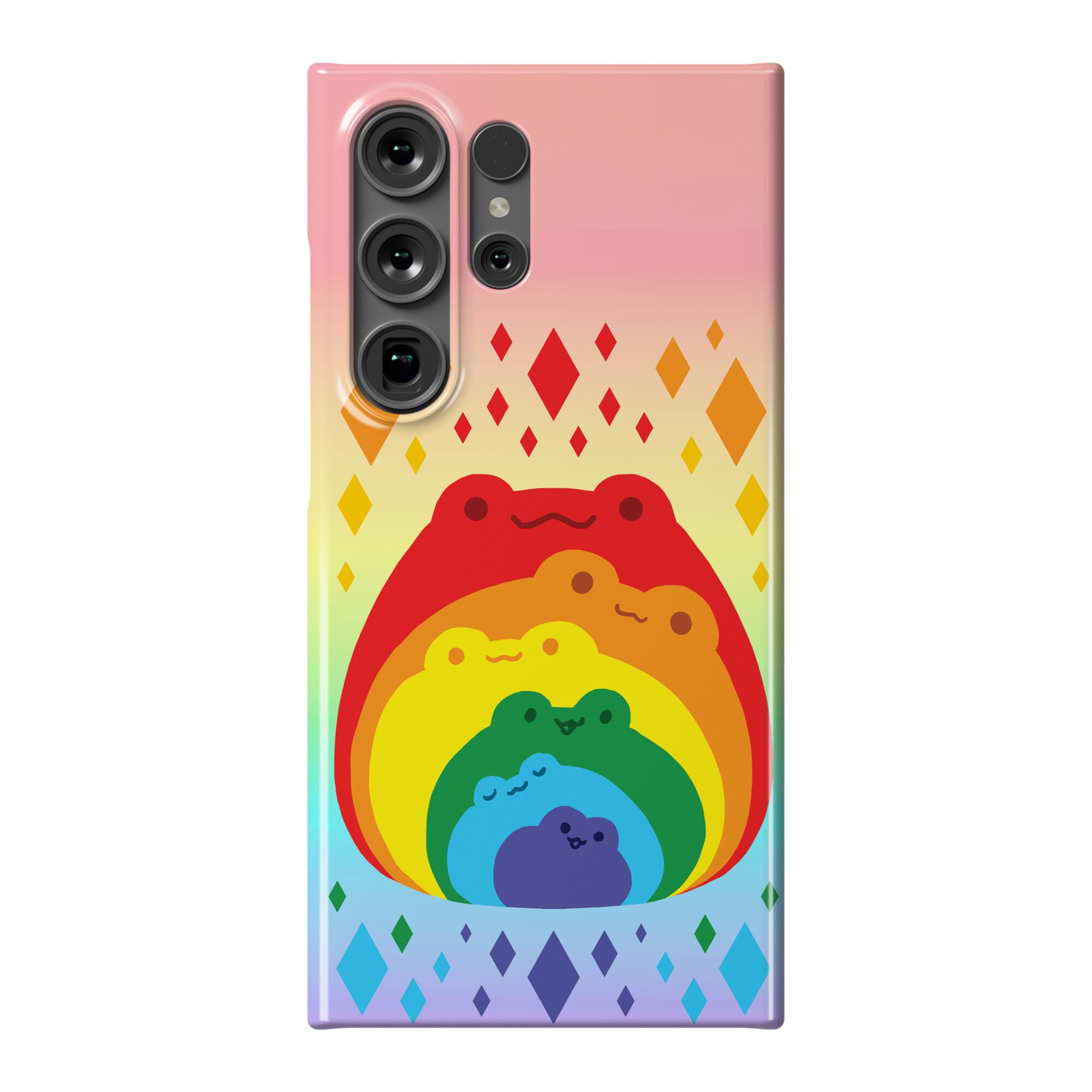 Frogs In Frogs In Frogs Rainbow Phone Case