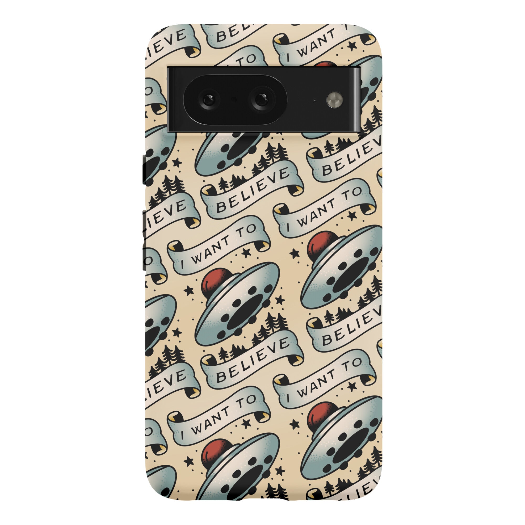 I Want to Believe (Old School Tattoo) Phone Case