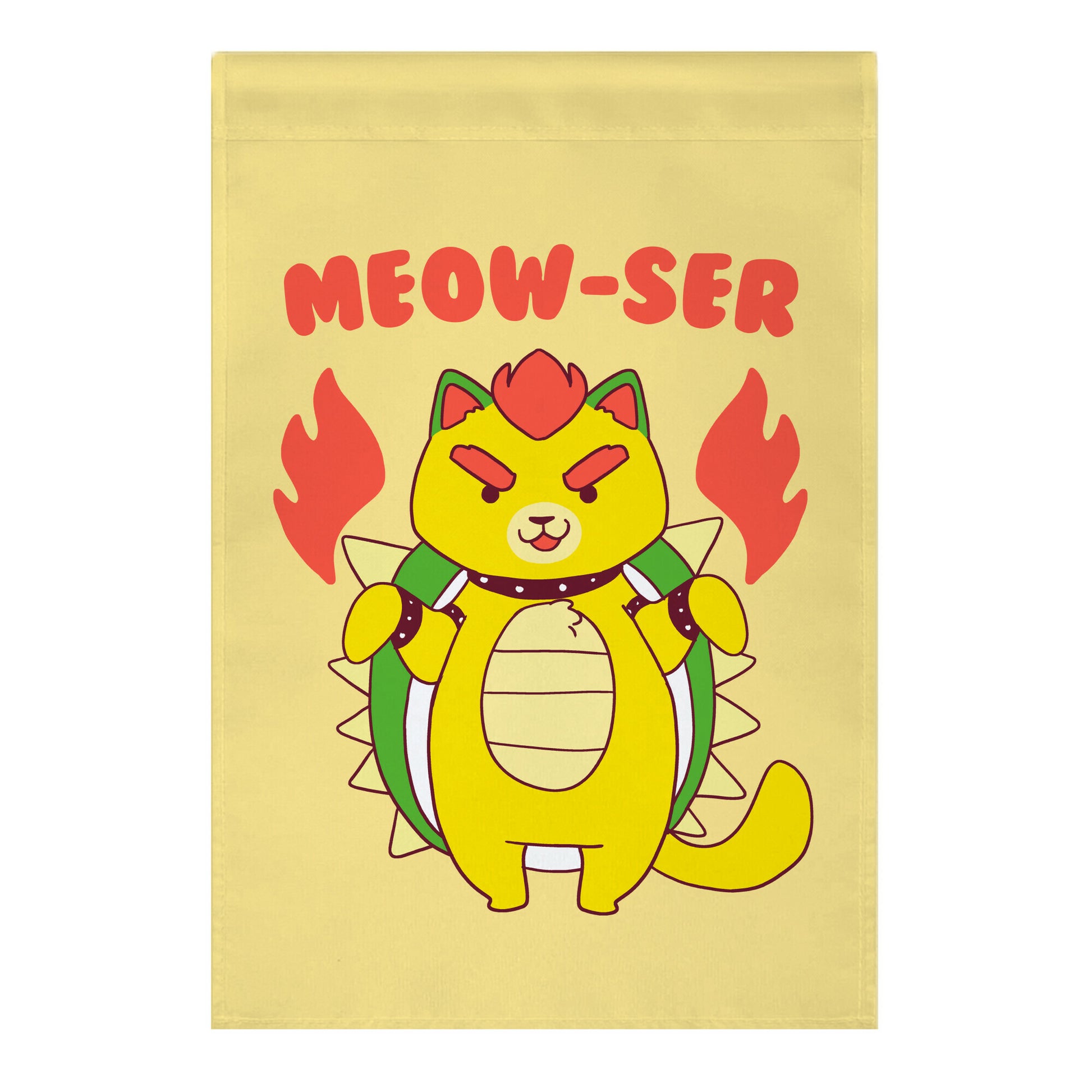 Meow-ser Bowser Garden Flag