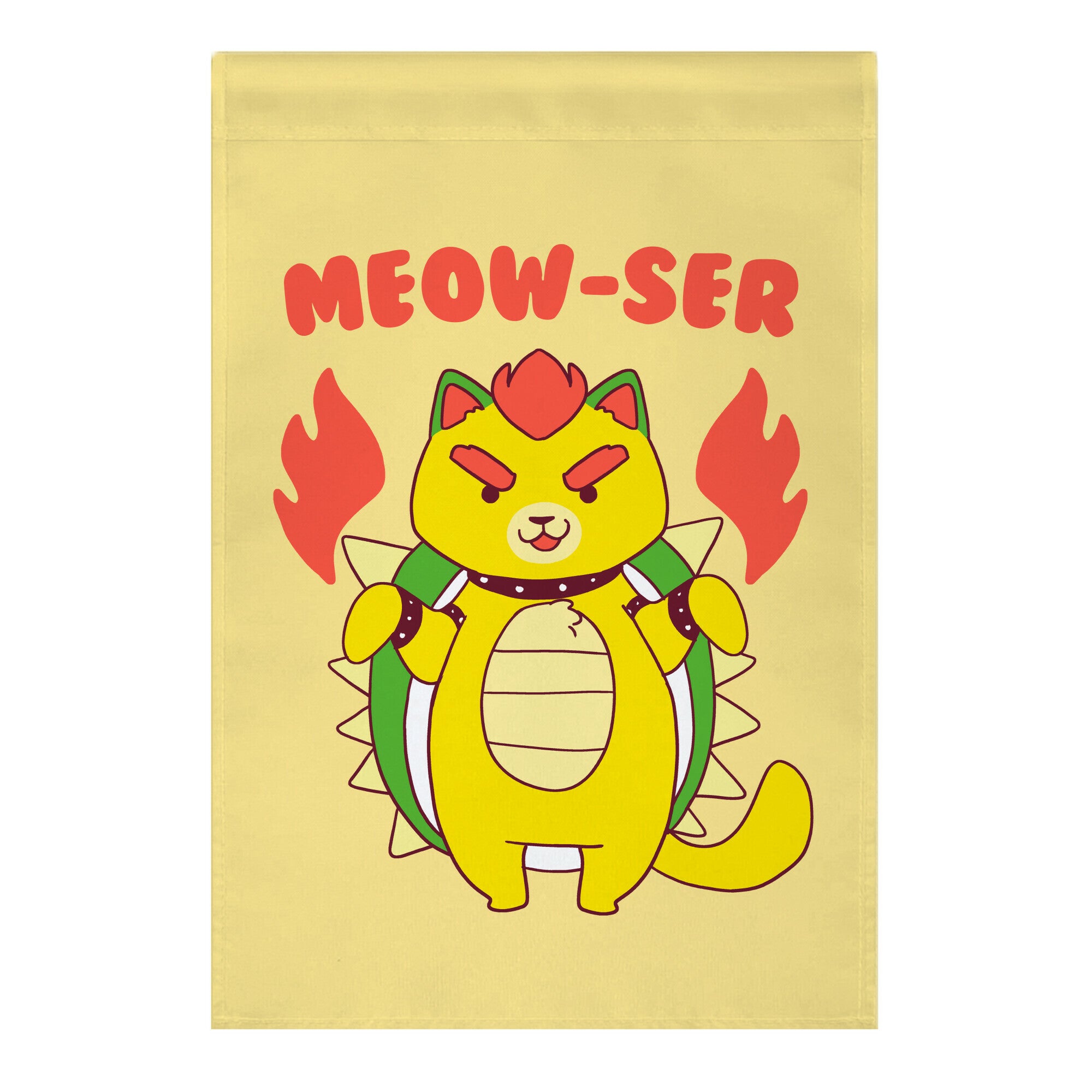 Meow-ser Bowser Garden Flag