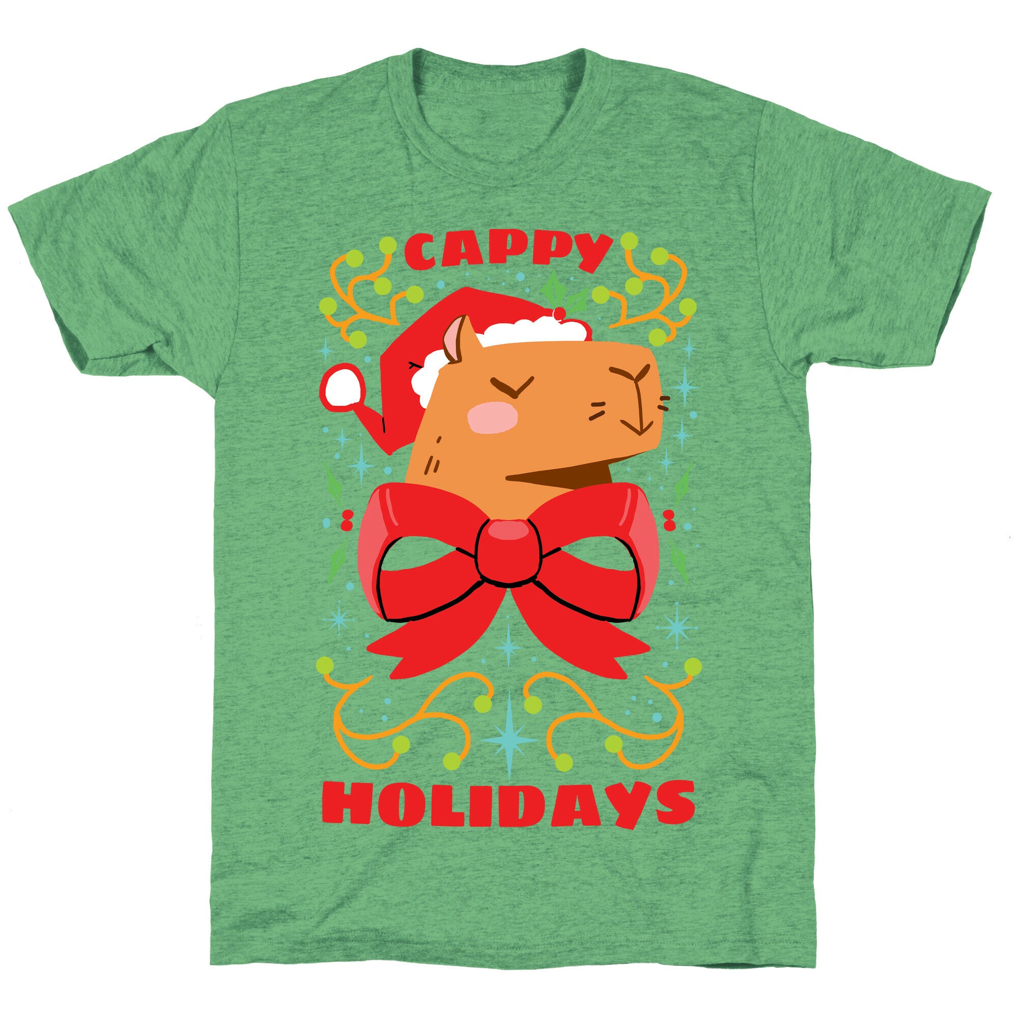 Cappy Holidays Unisex Triblend Tee