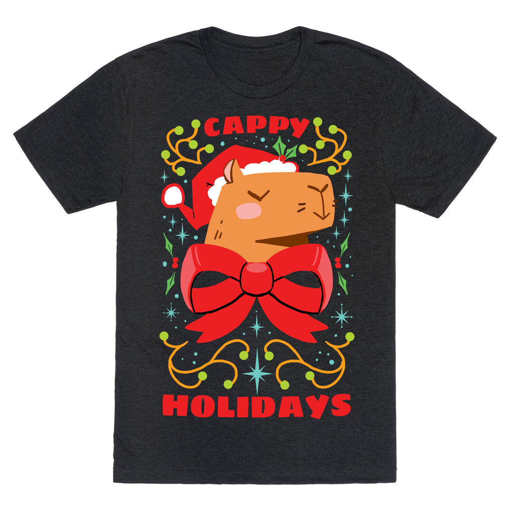 Cappy Holidays Unisex Triblend Tee