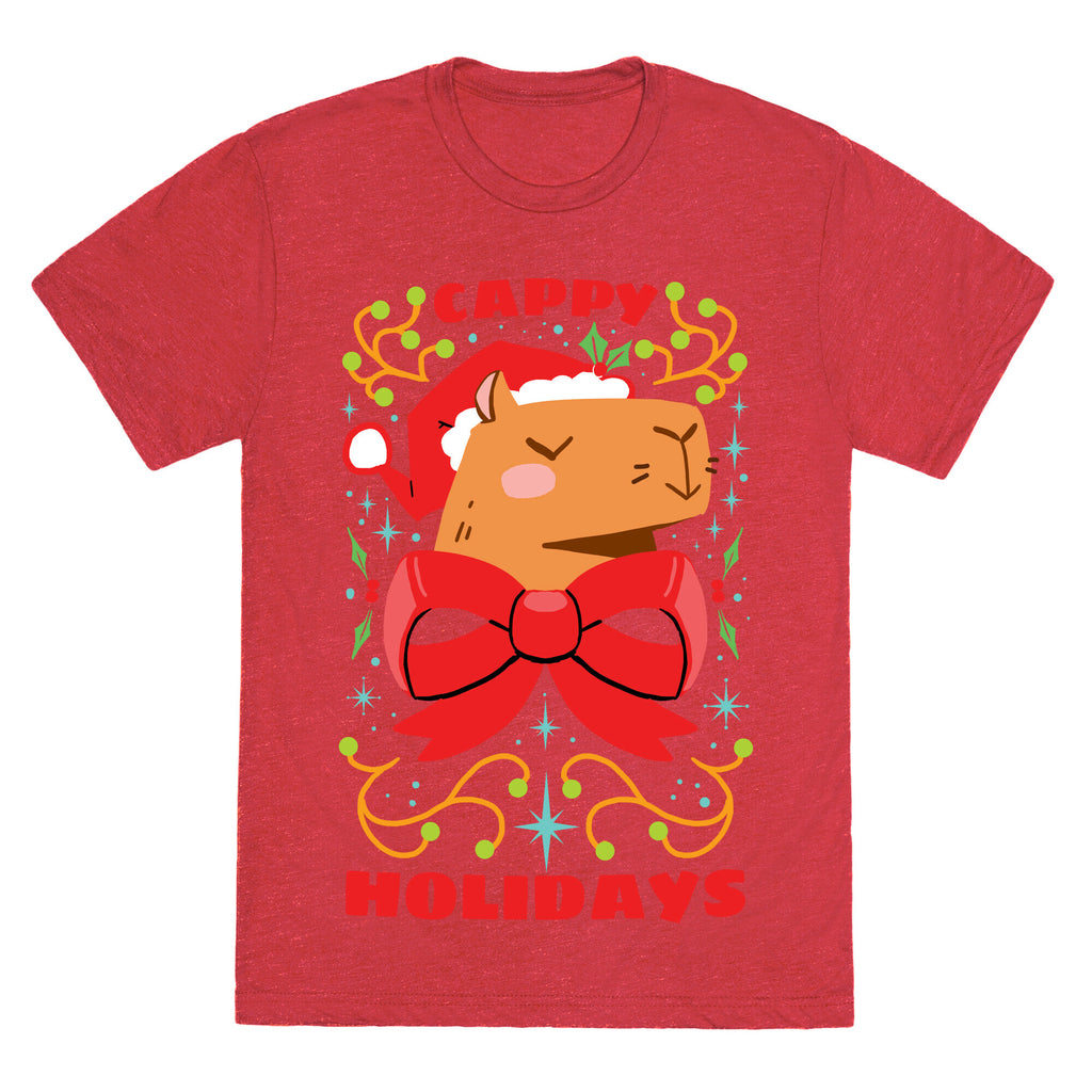 Cappy Holidays Unisex Triblend Tee