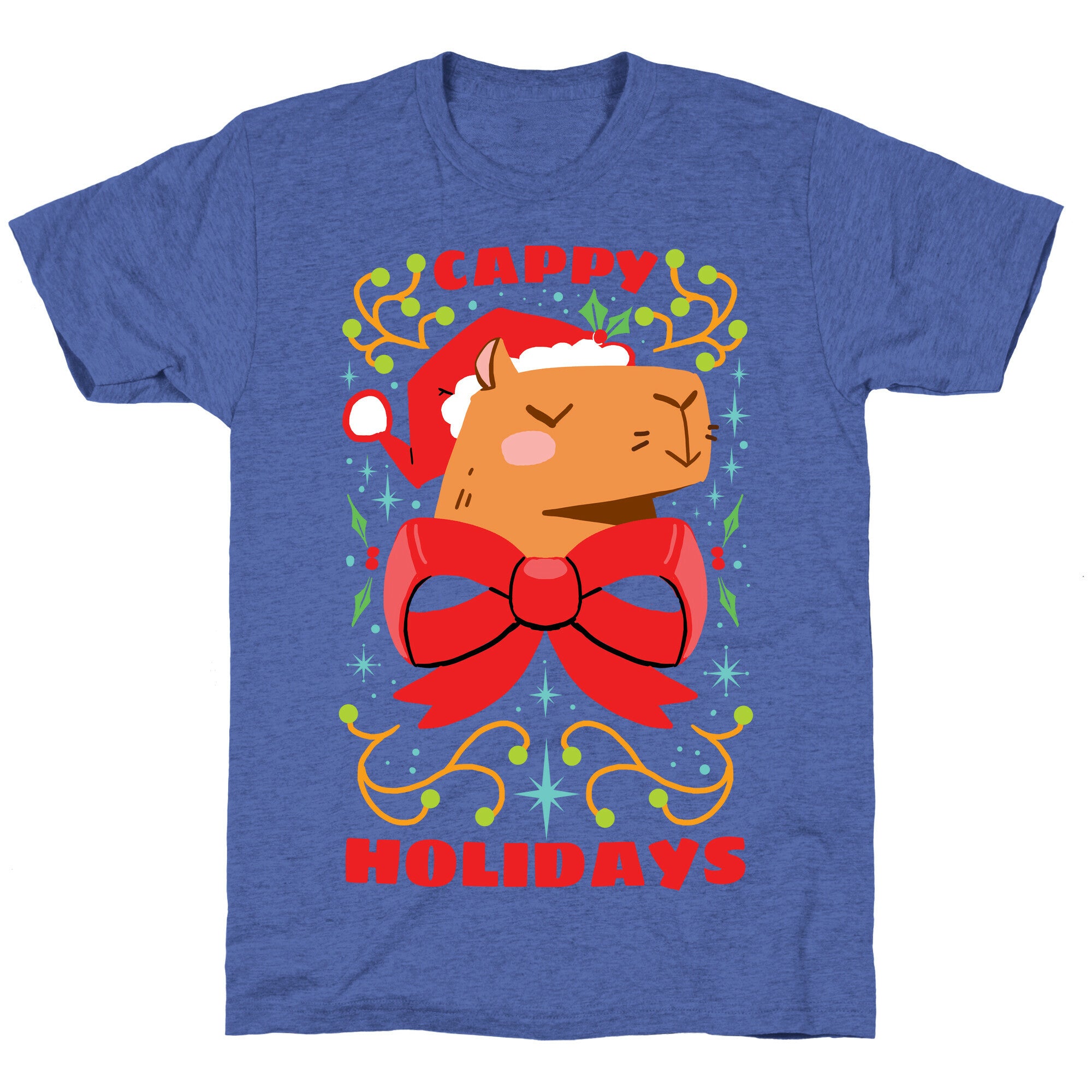 Cappy Holidays Unisex Triblend Tee