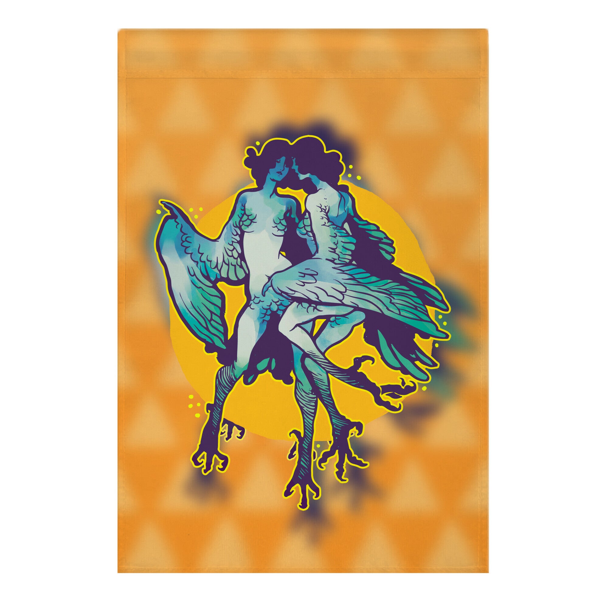 Harpy Monster Girls Garden Flag