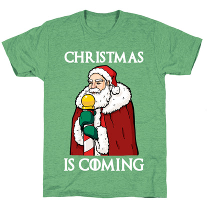 Christmas is Coming Unisex Triblend Tee