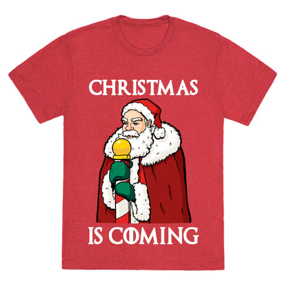 Christmas is Coming Unisex Triblend Tee