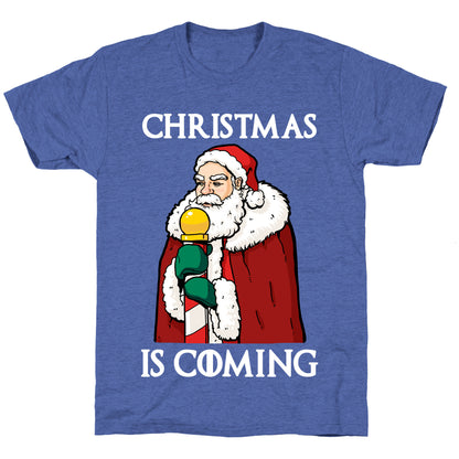 Christmas is Coming Unisex Triblend Tee