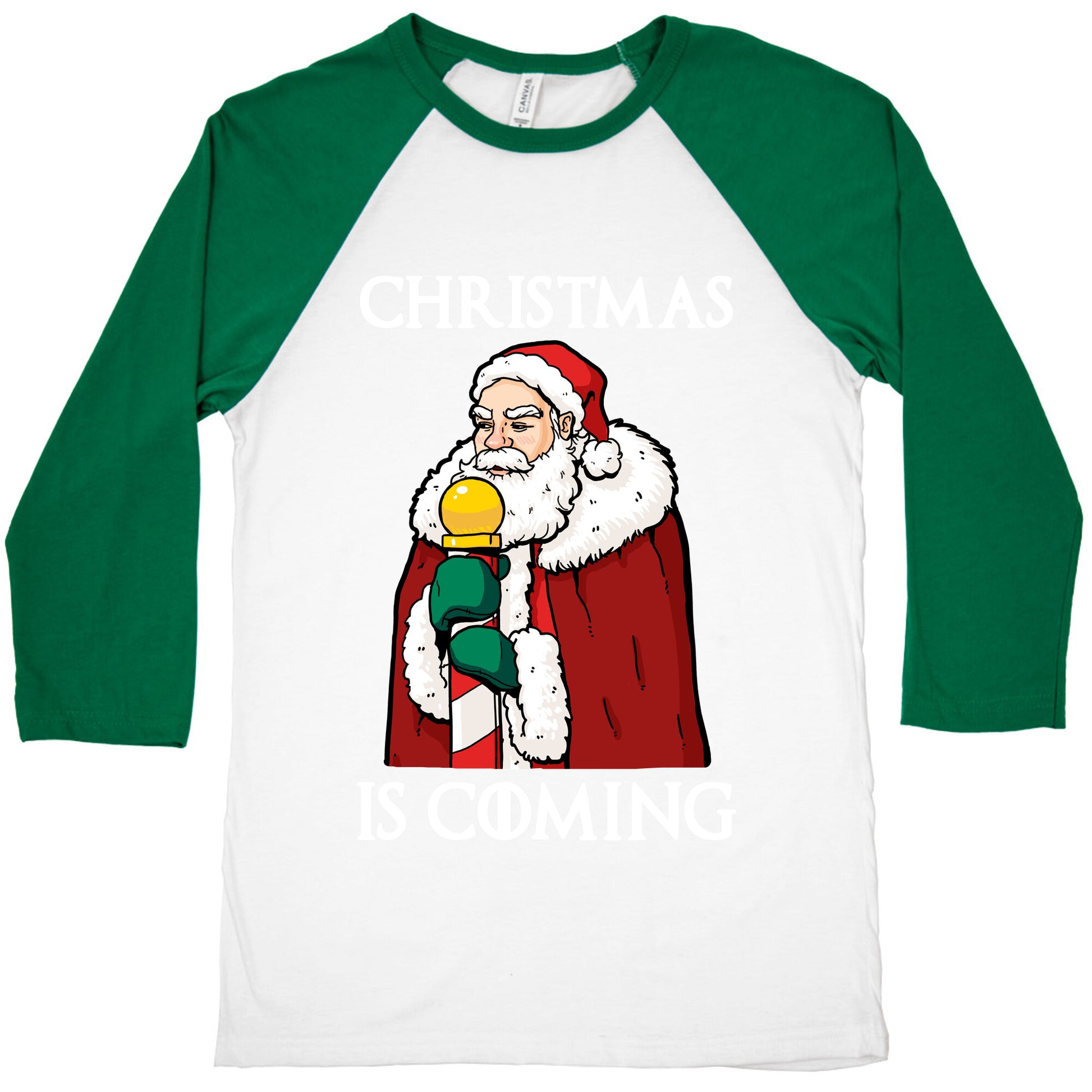 Christmas is Coming Baseball Tee