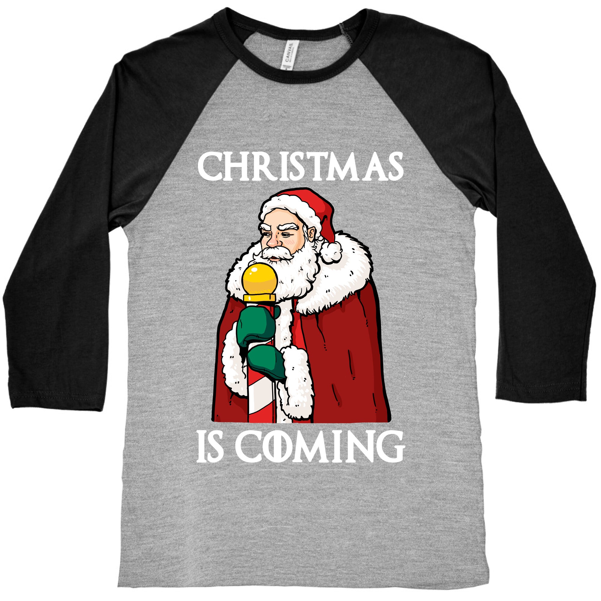 Christmas is Coming Baseball Tee