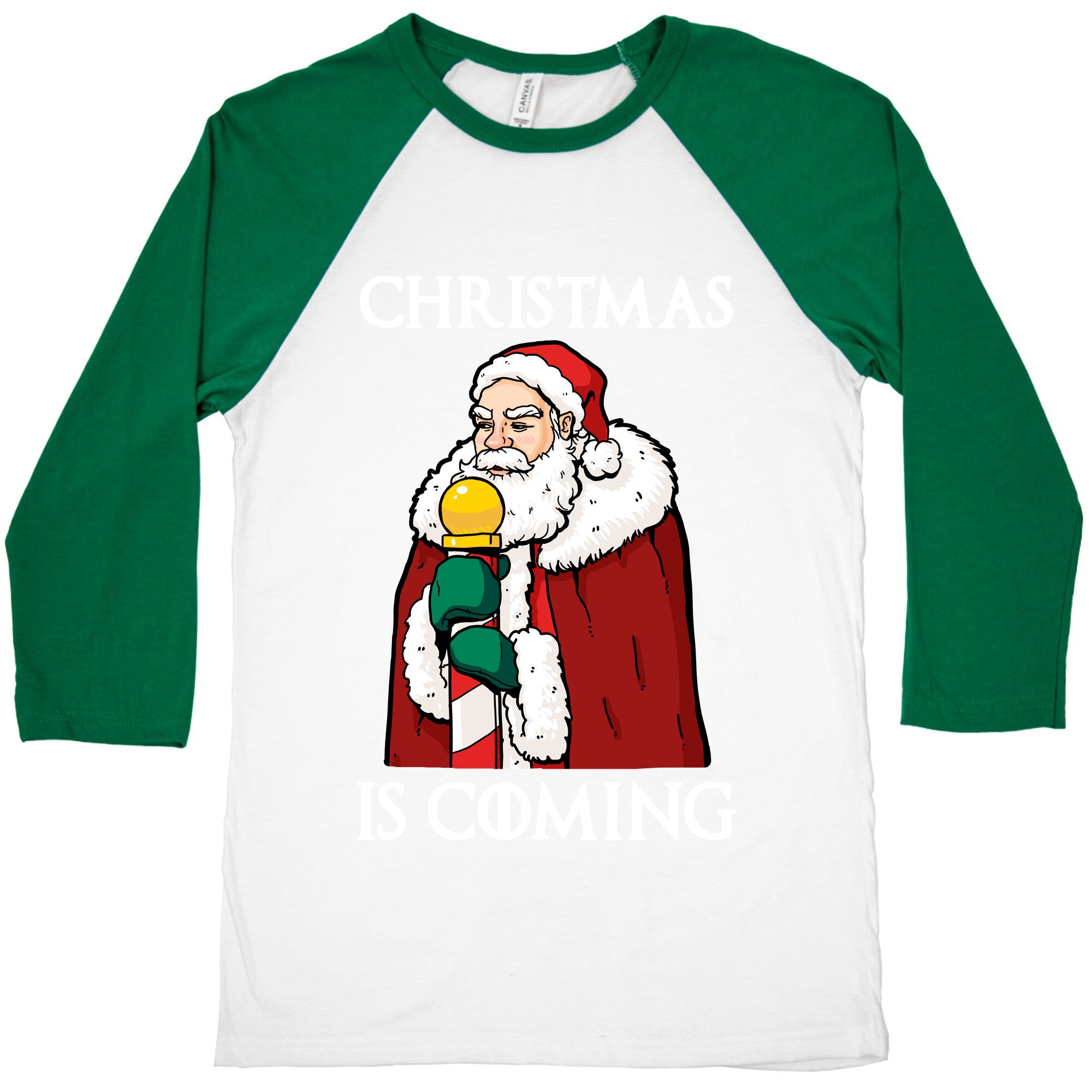 Christmas is Coming Baseball Tee