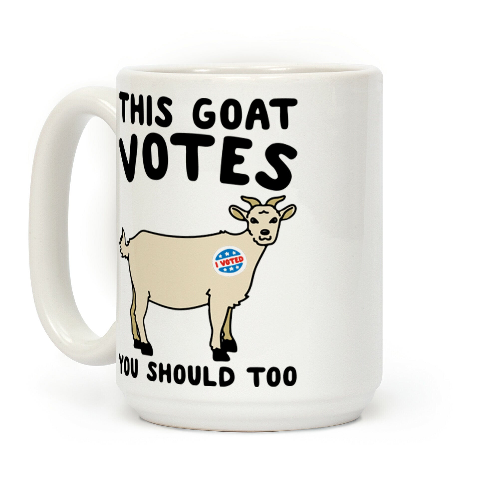 This Goat Votes Coffee Mug