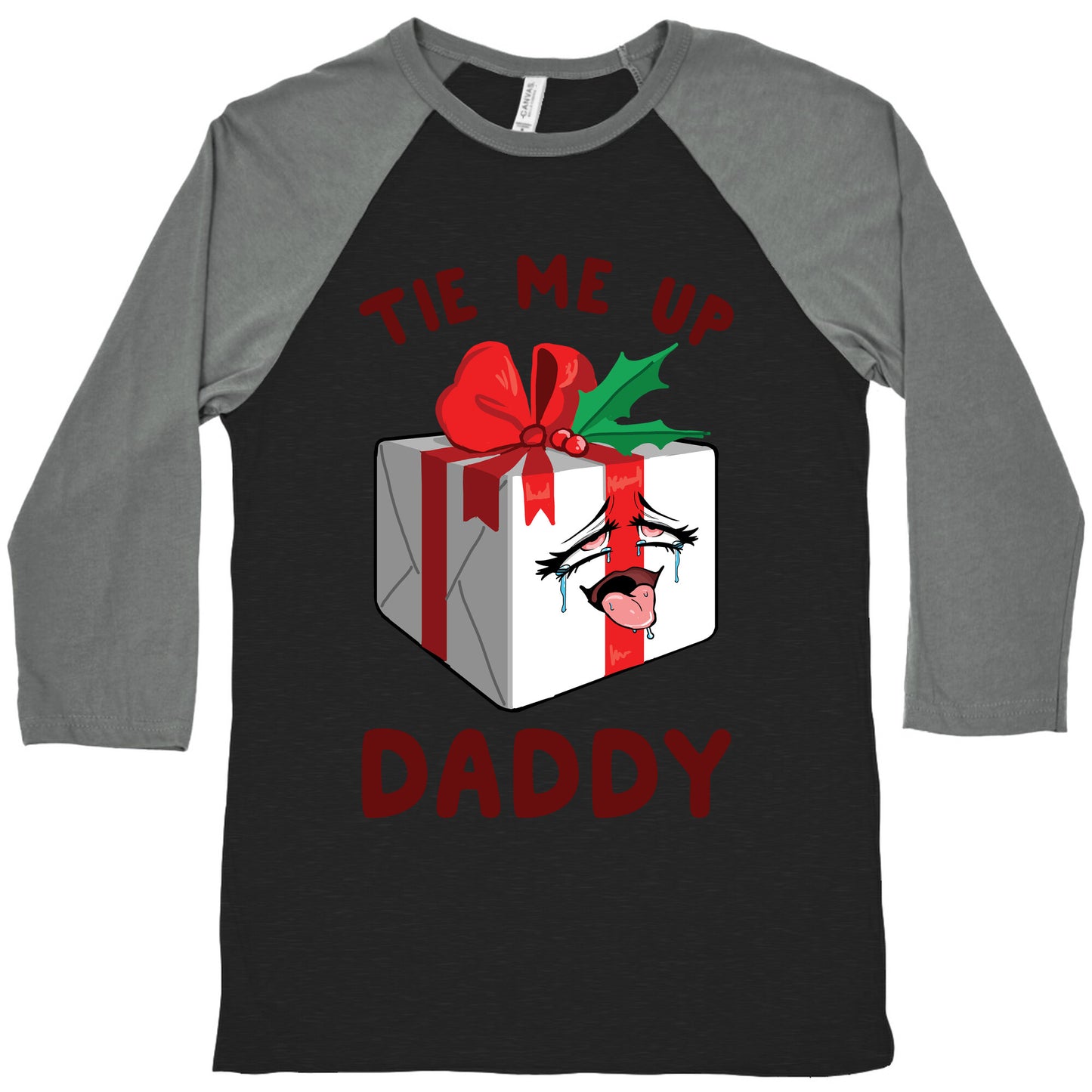 Tie Me Up Daddy Baseball Tee