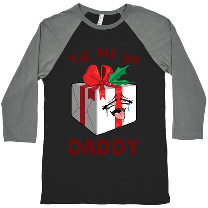 Tie Me Up Daddy Baseball Tee
