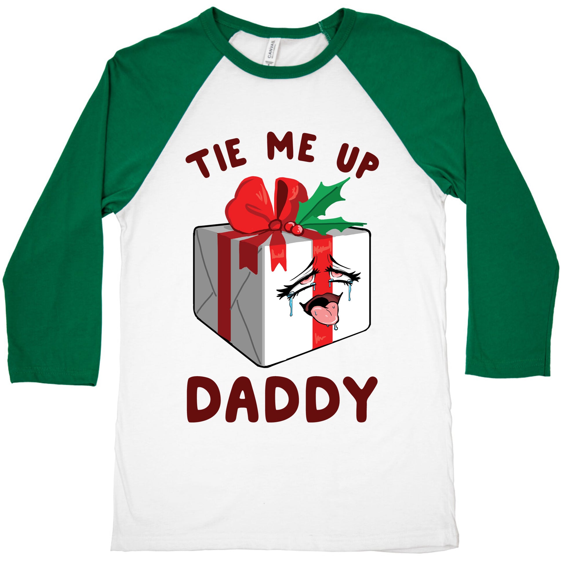 Tie Me Up Daddy Baseball Tee