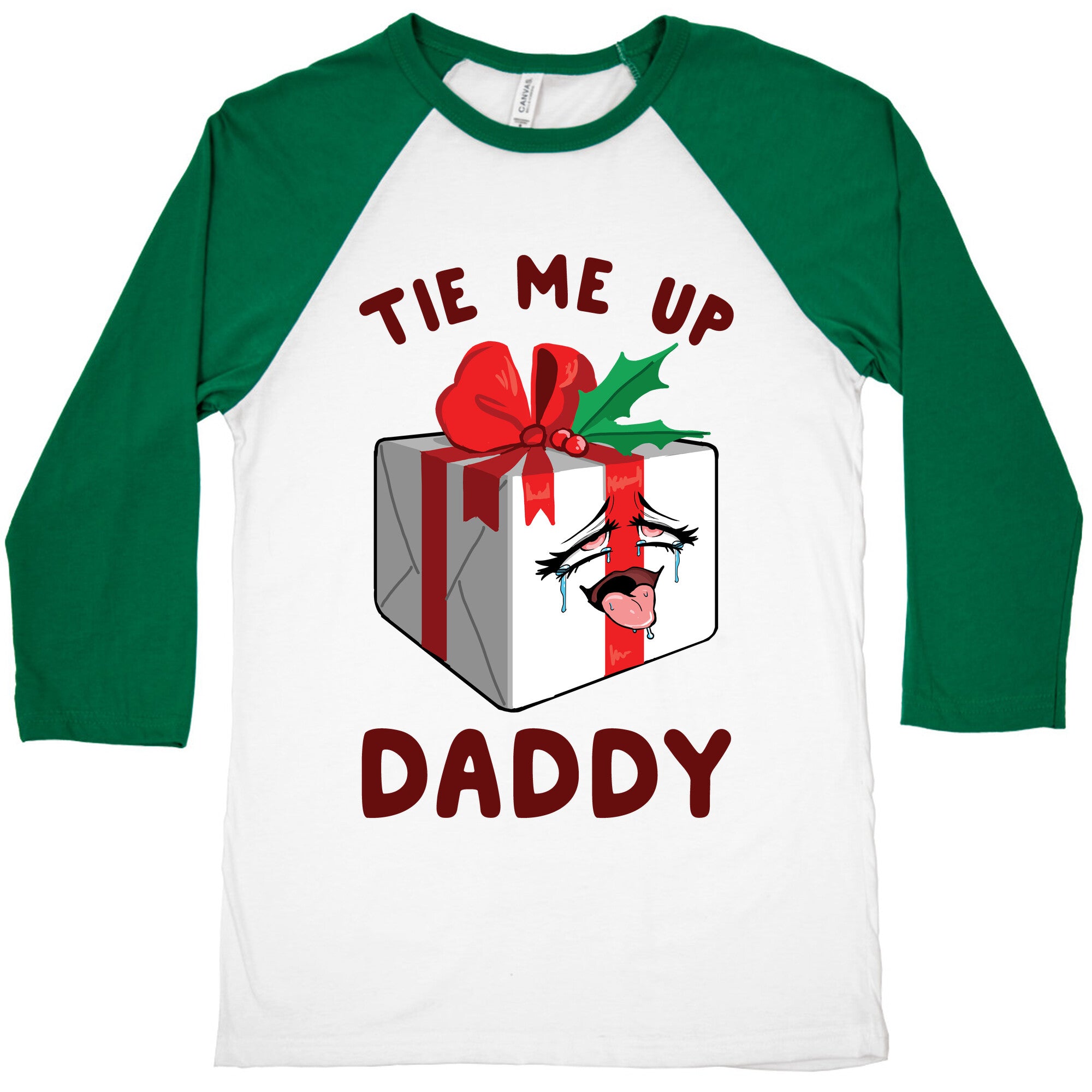 Tie Me Up Daddy Baseball Tee